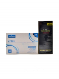Set pro muže Crilex 120 kapslí + secret scent 20 ml pro muže