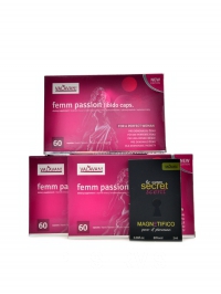 Femm passion libido 180 kapsl + secret scent pro eny