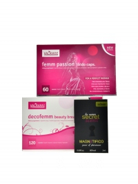 Femm passion libido + Decofemm + secret scent pro eny