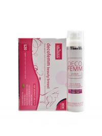 DecoFemm beauty breast 120 kapsl + DecoFemm zpevujc gel 100 ml