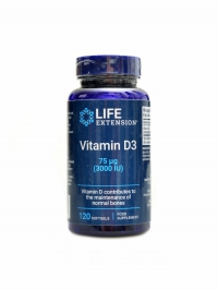 Vitamin D3 3000 IU 120 kapsl