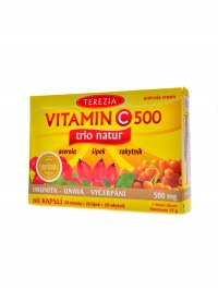 Vitamn C 500 trio natur 60 kapsl