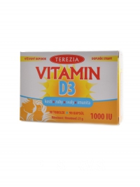 Vitamn D3 1000 IU 30 kapsl