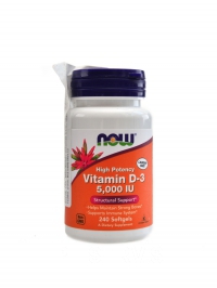 Vitamin D3 5000 IU 240 softgel kapslí