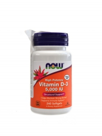 Vitamin D3 5000 IU 240 softgel kapsl