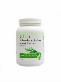 Chlorella Spirulina Zelený ječmen 250 tablet
